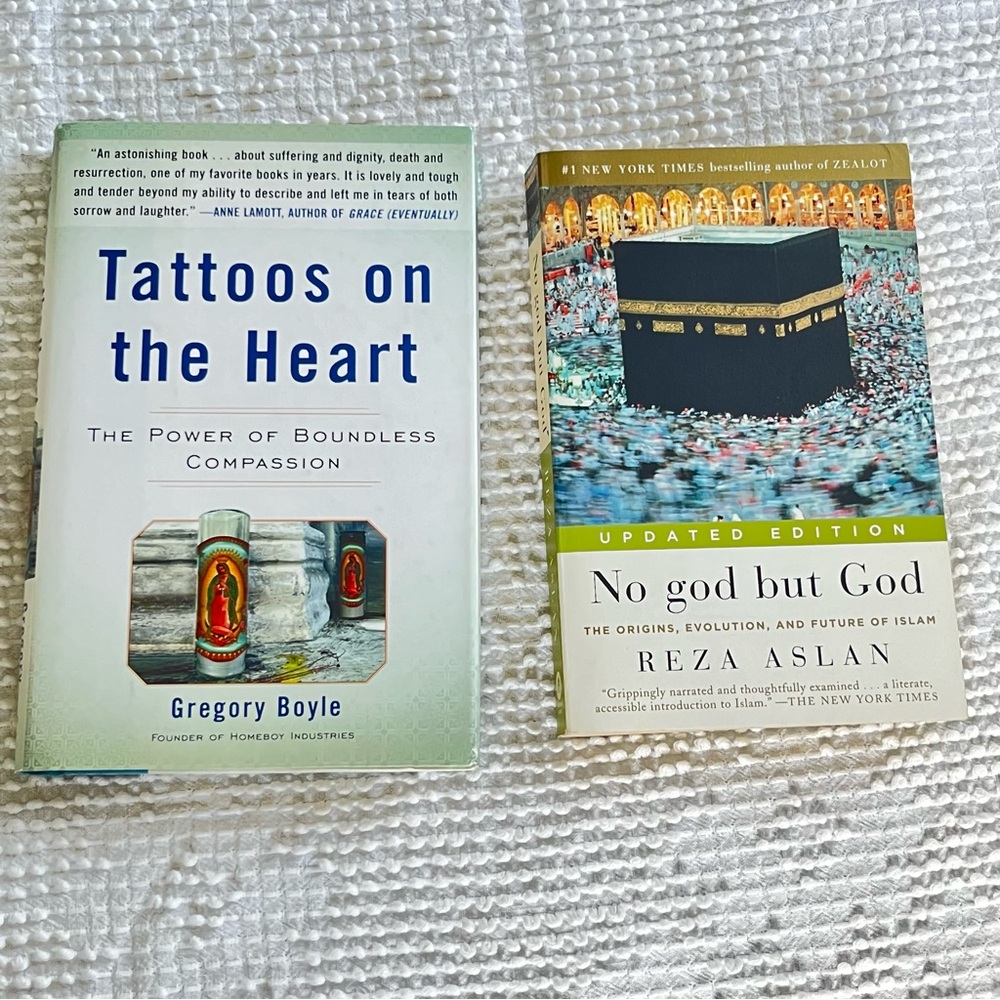 2 Religion / Current Affairs Books - Tattoos on the Heart and No God But God